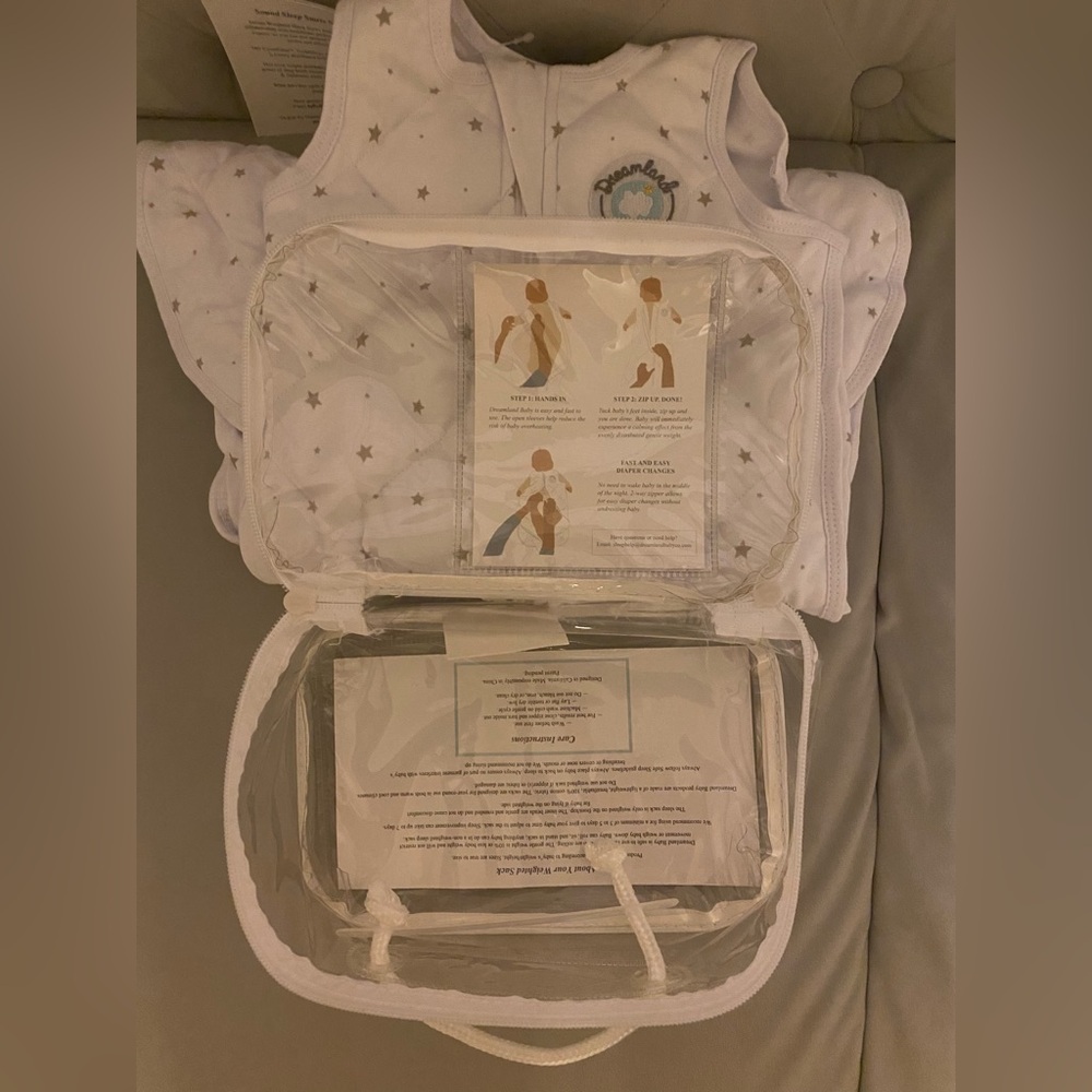 Dreamland Weighted Sack New with Tag size M 6-12 months 26-30in 15-24lbs - Picture 5 of 12